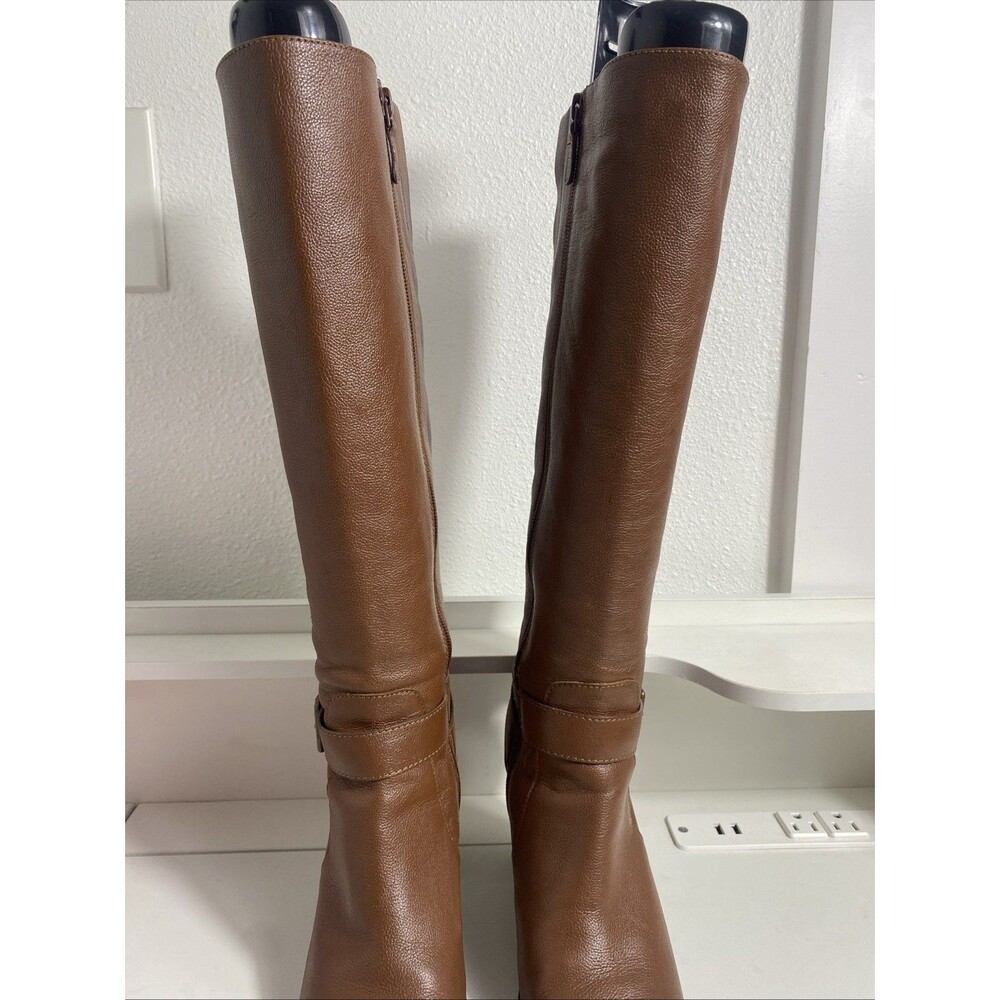 Cole Haan 'Hinckley Boot II' Knee High Sequoia Brown Leather Size 6.5 w01146 - Picture 2 of 16